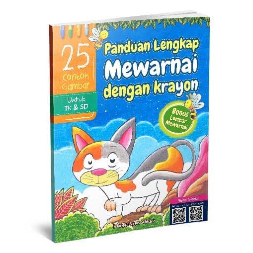 Buku Anak/Paud/TK Panduan Lengkap Mewarnai Dengan Krayon