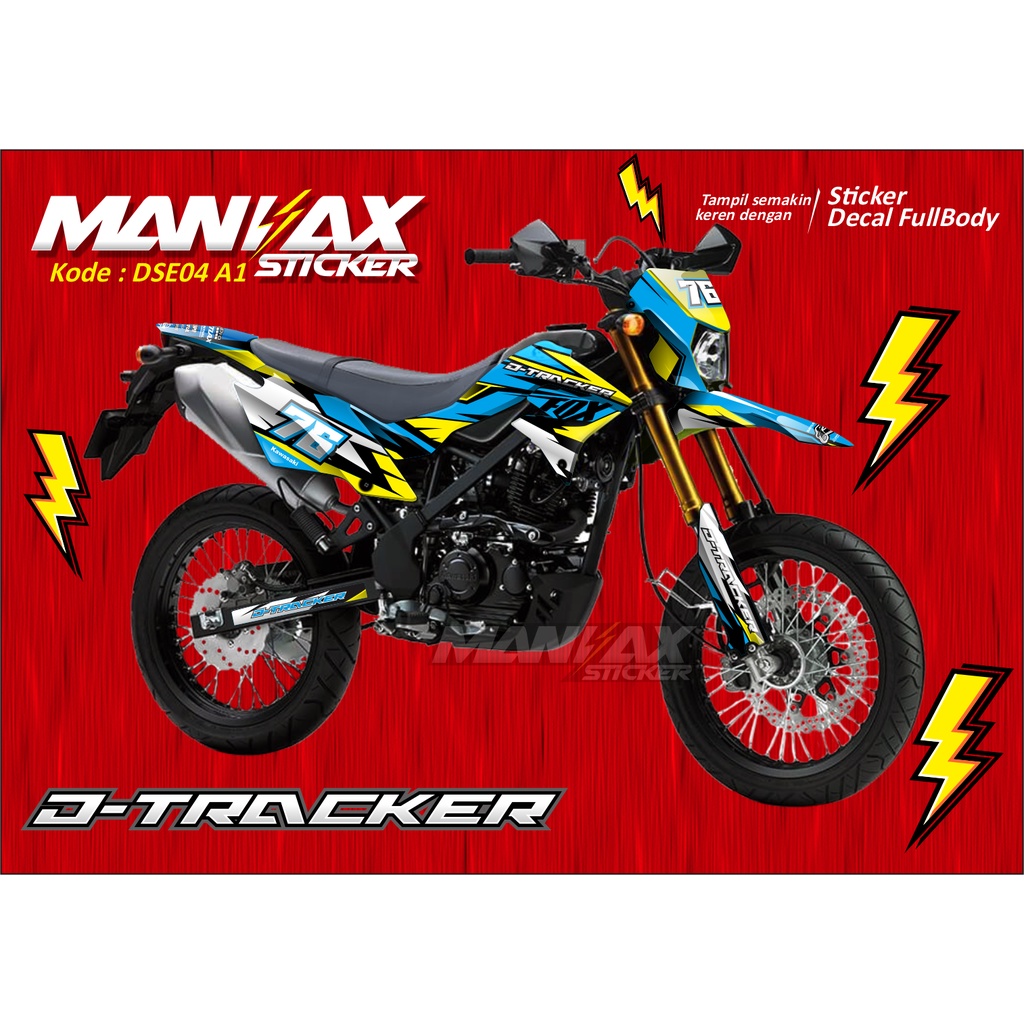 DECAL DTRACKER 150 SE - STICKER DECAL D TRACKER SE FULL BODY - STICKER MOTOR CROSS - DSE04