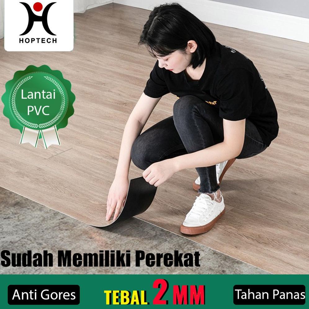 

Lantai vinyl stiker lantai kayu parket lantai vinil 91.5cm x 15,2cm