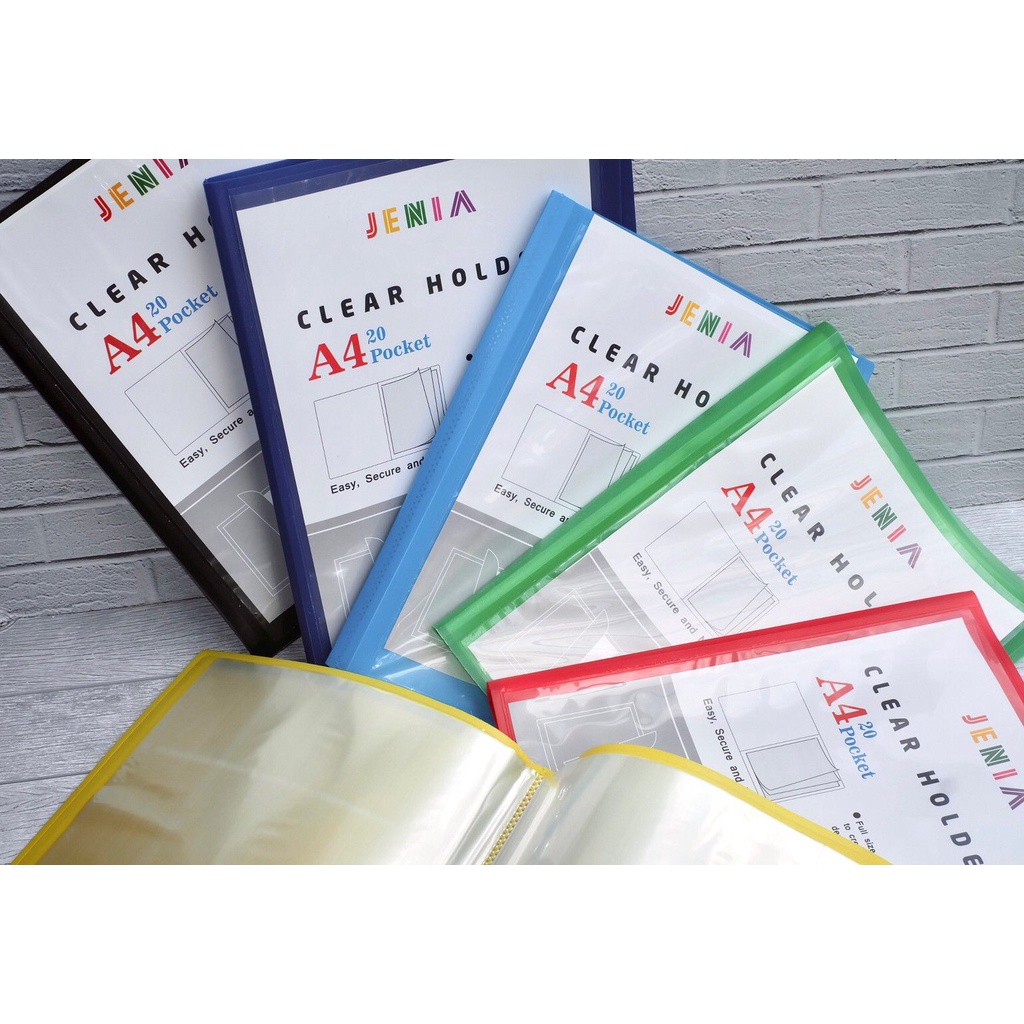 

(CH20-A4) Clear Holder / Display Book / Map Sheet (Isi 20 Pocket)