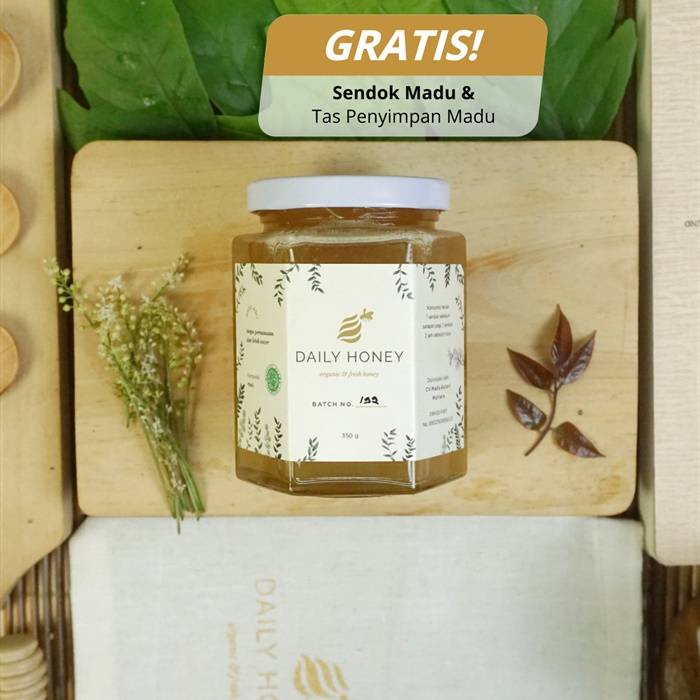 

Daily Honey - Madu Organik 350 Gram Coklat