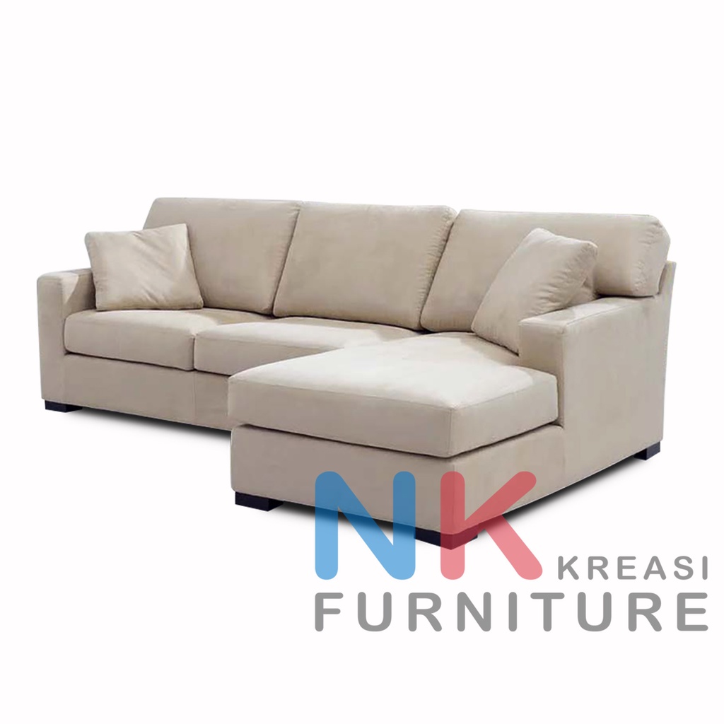 Sofa kursi ruang Tamu L Minimalis mewah, Sofa Santai, sofa sudut modern