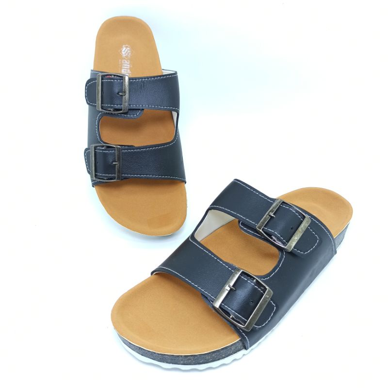 Sandal Wanita Sendal Birken Selop Andis Slip Sandals AF14