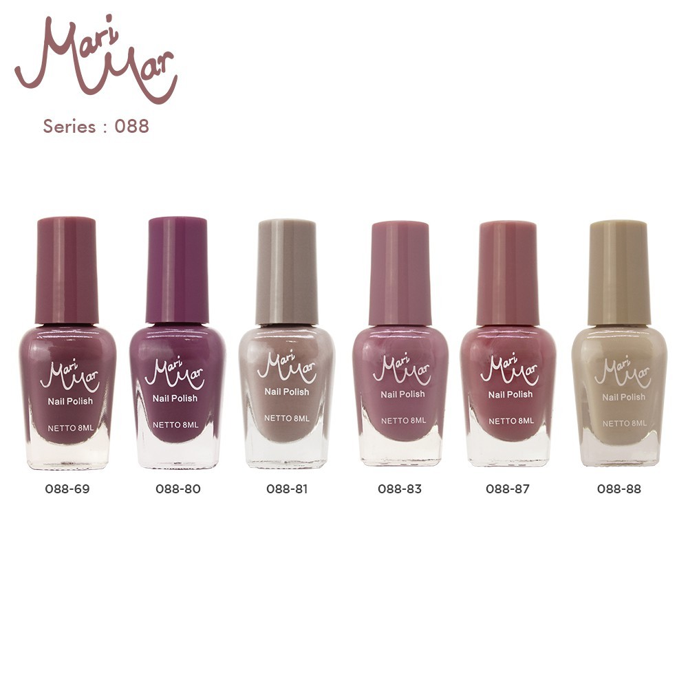 MARIMAR NAIL POLISH NUDE COLORS NEW FASHION CODE 088-kutek