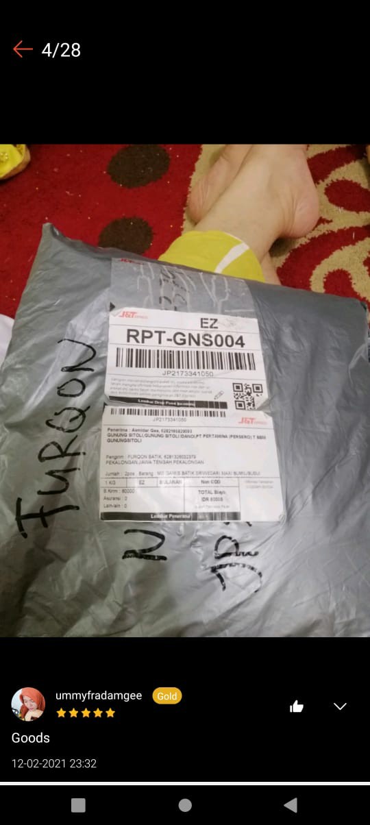 Batik Gamis  Motif Terbaru | Batik Pekalongan | Model Terbaru