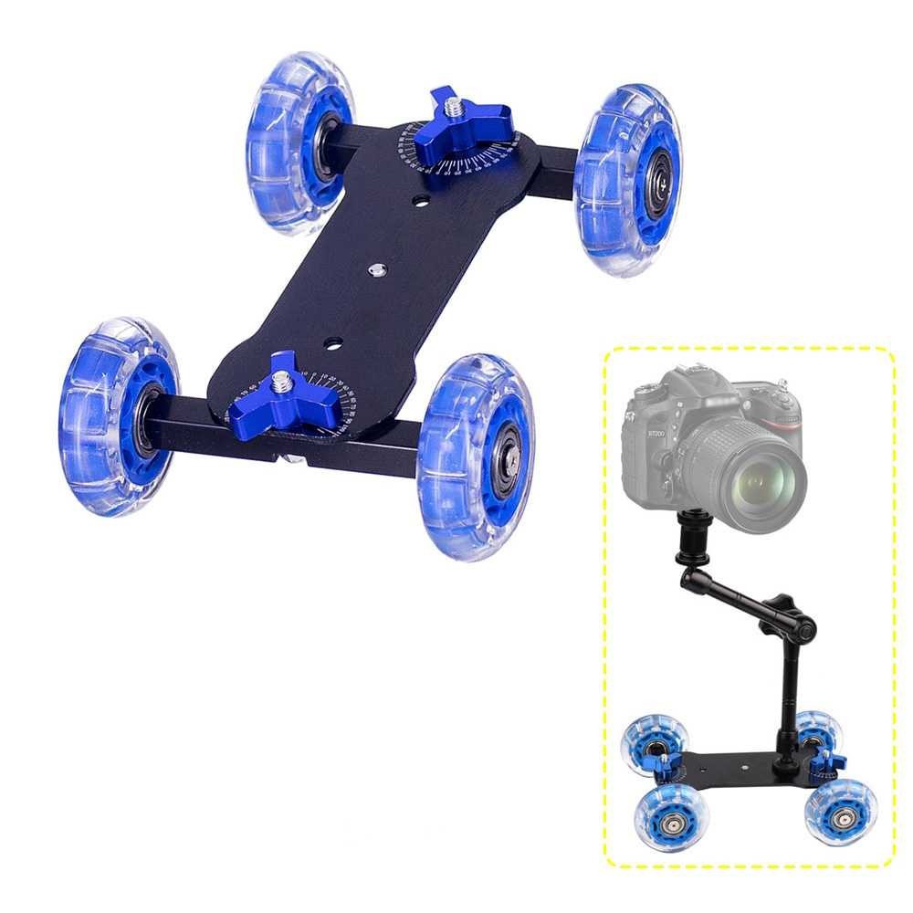 Dolly Slider Kamera DSLR Terbaru Magic Arm+Monopod+Tongsis Tripod Dolly Track Camera Multifungsi