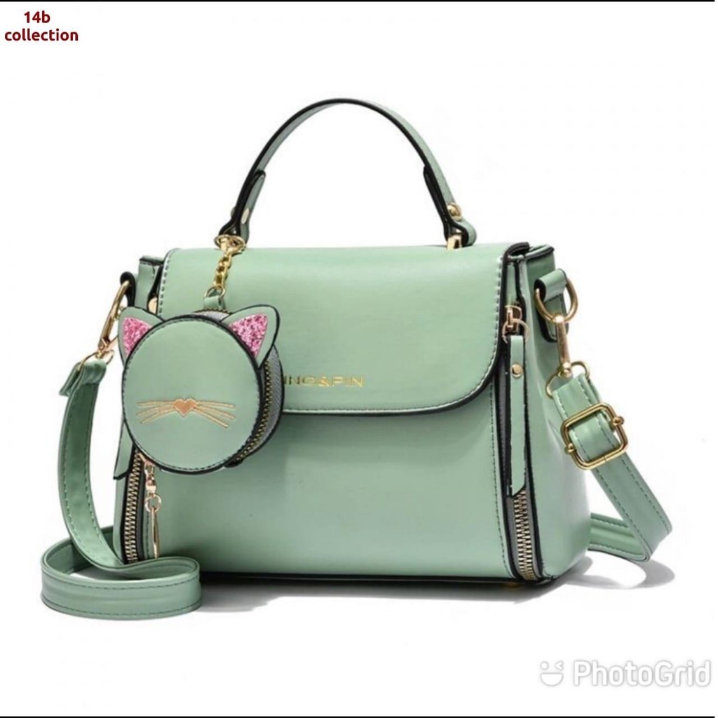 Tas wanita sling bag korea JingPin / tas selempang cantik / slempang fashion terbaru Premium style in korea