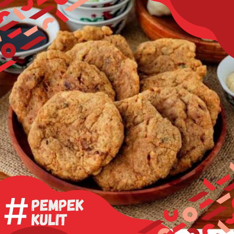 

PEMPEK KULIT MAKANAN KHAS ASLI PALEMBANG MPEK MPEK FROZEN FOOD ISI 10 PCS