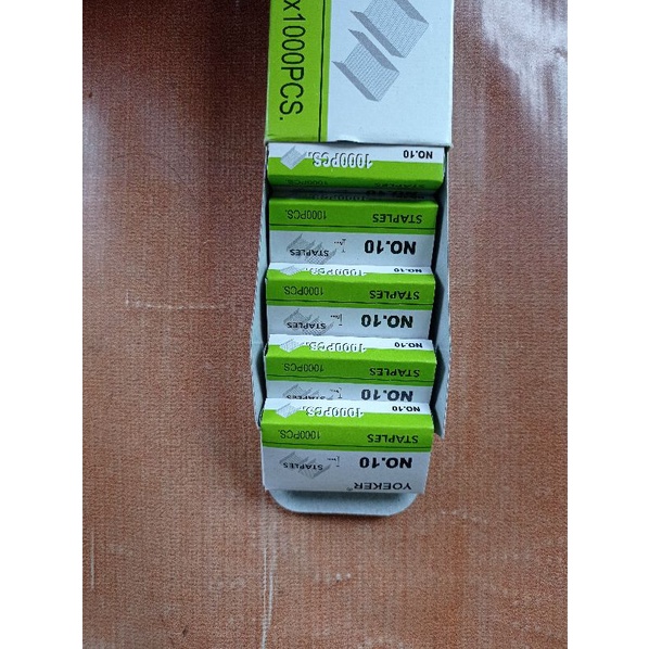 Isi Staples Stapler Kecil no 10 Great Wall Yoeker Voxy Murah /refil staples jeglokan