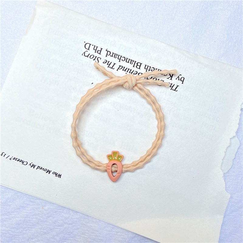 OSM - F927 Ikat Rambut Model Buah / Karet Rambut Fashion / Kuncir Rambut Wanita / Fruit Hair Tie-Wortel