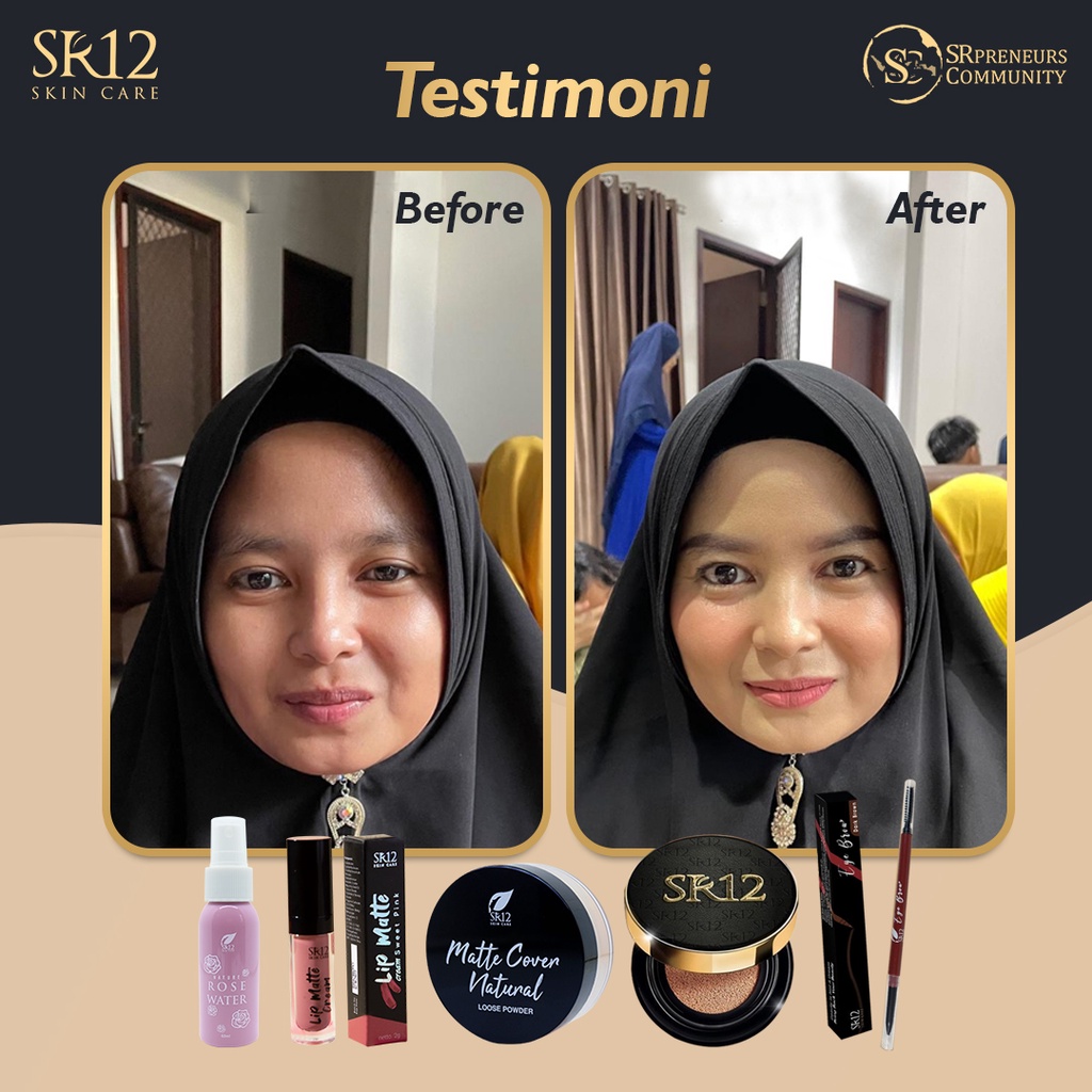 PERFECT CUSHION SR12 / FULL COVERAGE / OIL CONTROL &amp; LONG LASTING / MENGANDUNG SPF 30