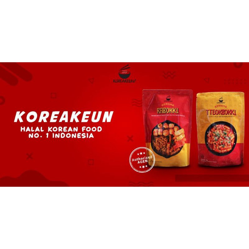 

KOREAKEUN TTEOKBOKKI / KOREAKEUN RABOKKI MAKANAN KOREA TAPOKKI
