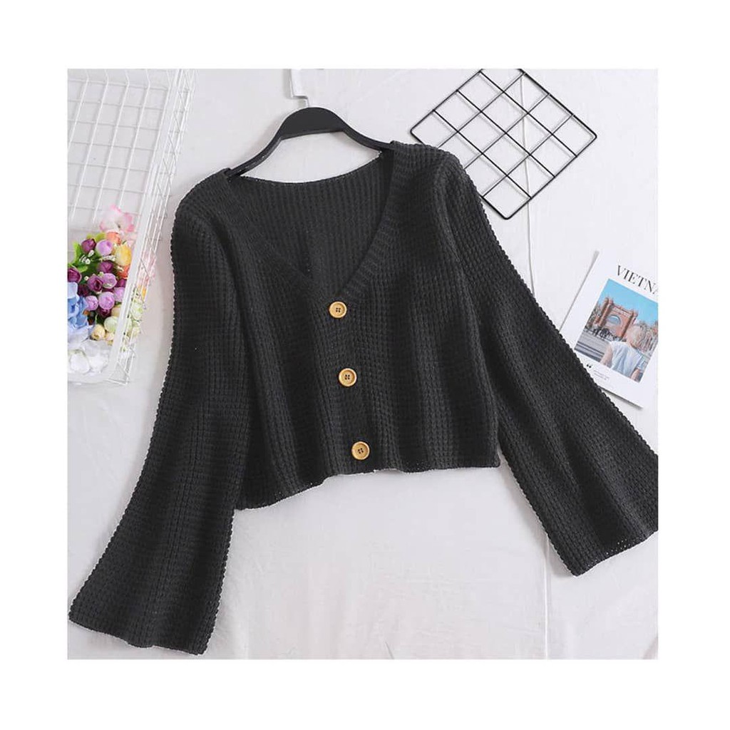 Nara Grosir - Karen Crop Outer l Cardigan Wanita