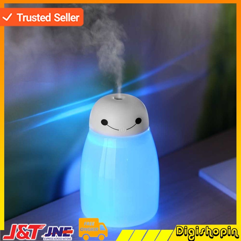 Humidifier Pengharum Ruangan Baymax Mini LED RGB Humidifier USB 400ml Dapat Di Refill