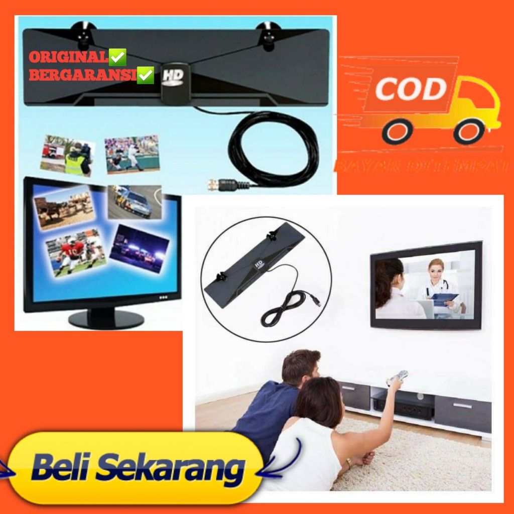 HD DIGITAL ANTENNA TV SIARAN DIGITAL JERNIH CHANNEL OTOMATIS / ANTENA TV INDOOR