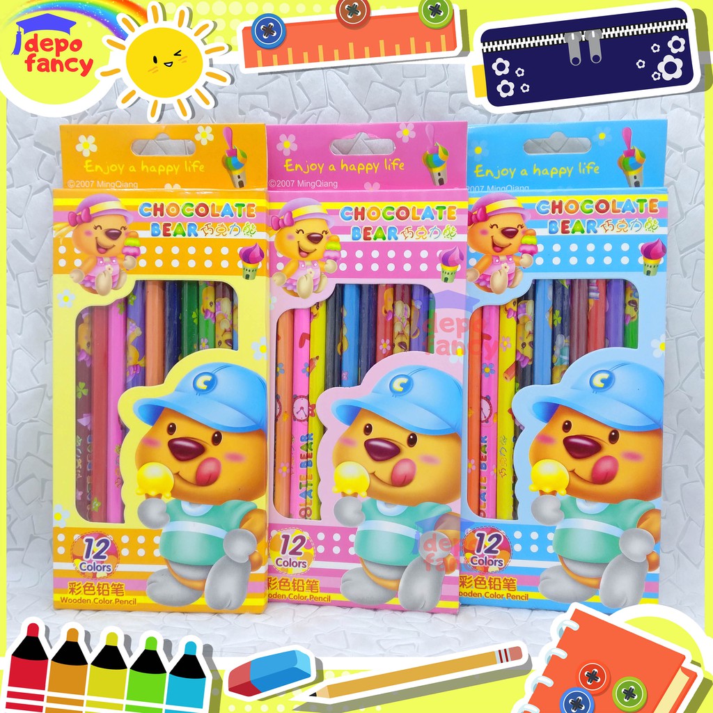 

Pensil Warna Kaca 12W Panjang MQ1212