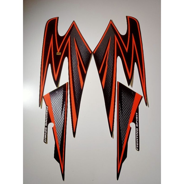 STRIPING RX KING VARIASI 2003 HITAM LIS ORENS, striping rx king variasi terbaik