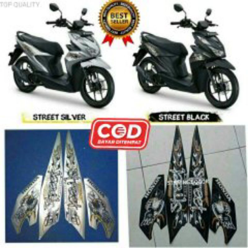 (COD) stiker sticker striping Original Motor Honda Beat Street NIK 2021 kualitas original