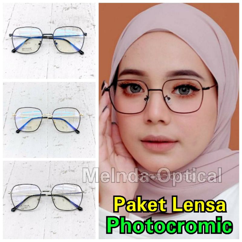 KACAMATA 1318 PHOTOCROMIC,KACAMATA WANITA KEKINIAN