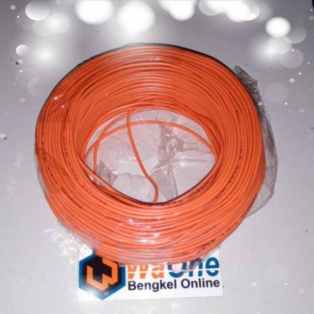 Oranye 20 Meter Kabel Body 0.75 mm Kelistrikan Mobil Motor Serabut NYAF