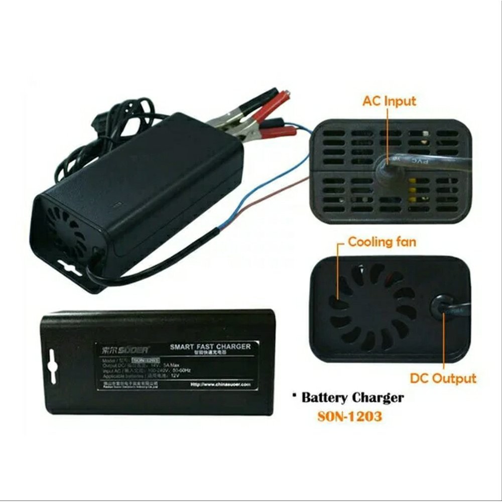 Souer Smart Fast Charger 12v 3a Otomatis