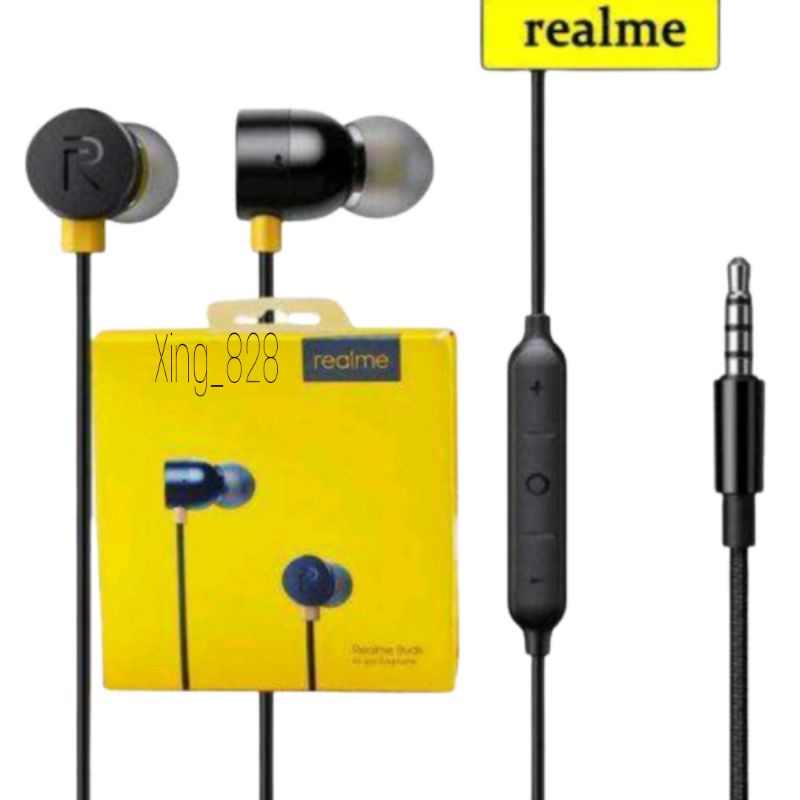Headset realme original 100% BUDS IN-EAR  ASLI  REALME 3PRO C 2