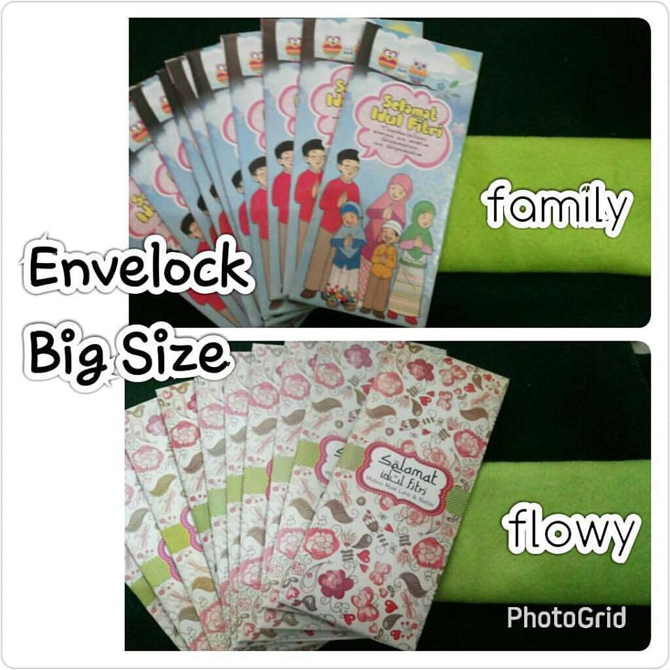 

Amplop Family Lebaran dan Motif Flowy