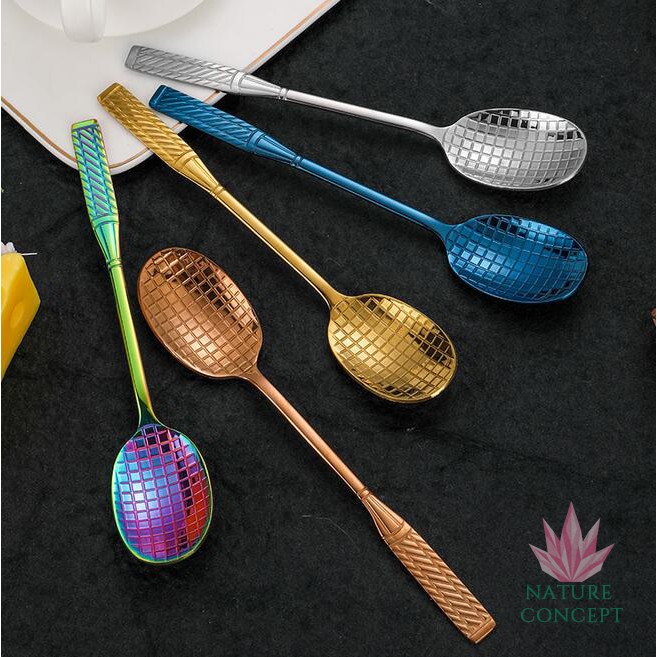 Sendok Unik Raket Racket Spoon Sendok Anak Teh Kopi Gift