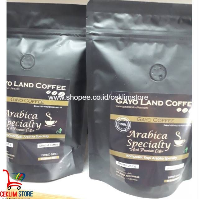 

Arabika Speciality Gayo Land 250Gr