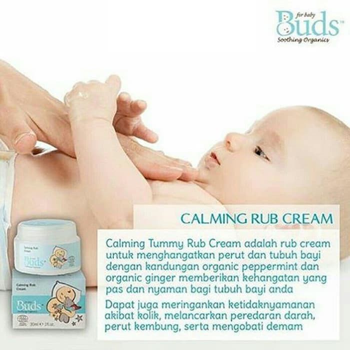 Buds Calming Rub Krim Penghangat Bayi Calming Rub Cream 30ml