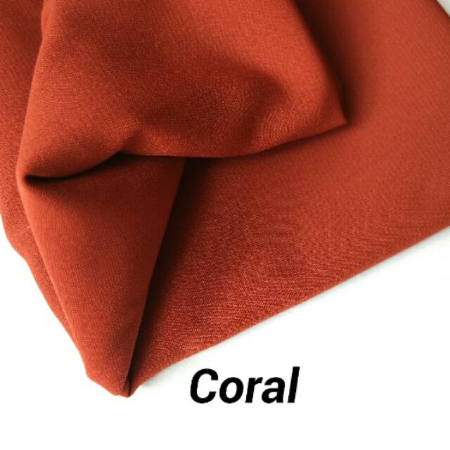 Khimar Segi Empat merah bata