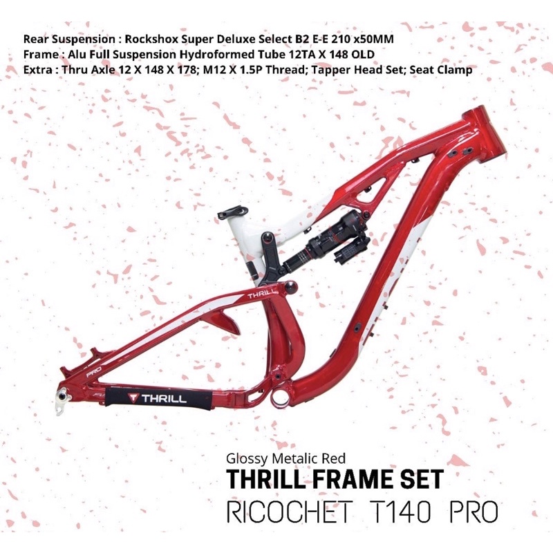 Freamset Thrill Ricochet T140 pro size 16dan17
