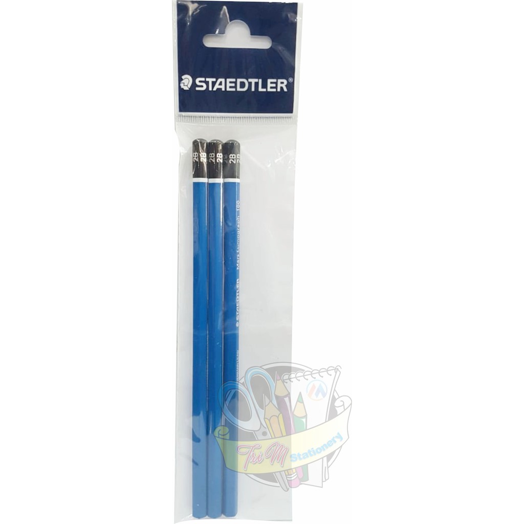 

Pensil Staedtler Mars Lumograph 100 - 2B Isi 3 Pcs/Pack