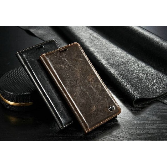 Flip wallet leather genuine Samsung galaxy S8
