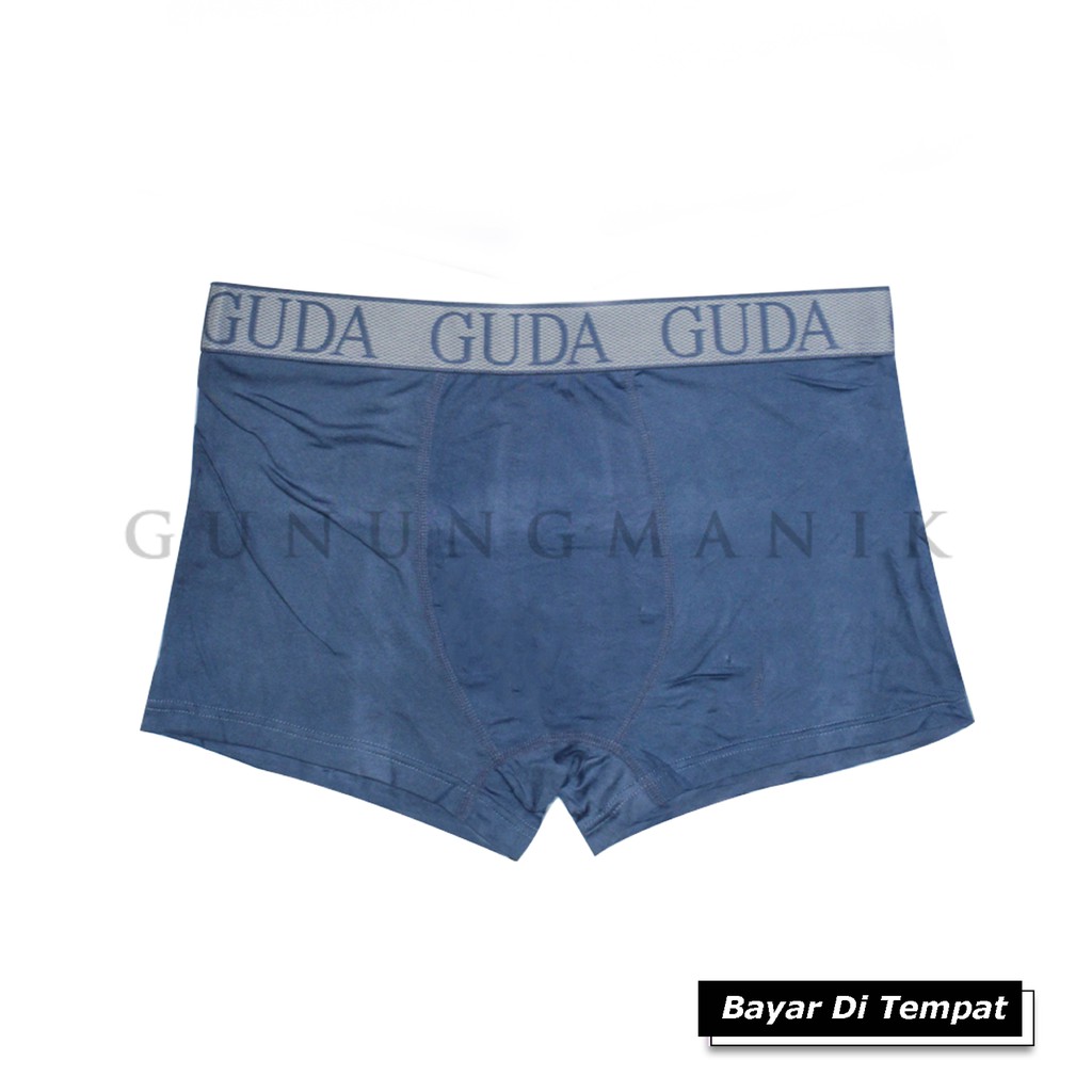 BOXER PRIA DEWASA IMPORT ISI 3 PCS GUDA WARNA RANDOM SIZE M.L.XL.XXL