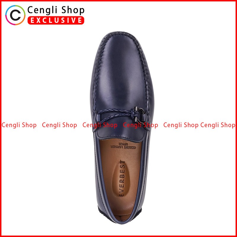 SEPATU EVERBEST PRIA TERBARU ORIGINAL PANSUS LOAFER BIRU NAVY EVEM152