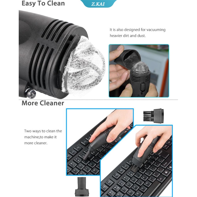 Vacuum Cleaner USB Untuk Membersihkan Debu Keyboard PC / Laptop