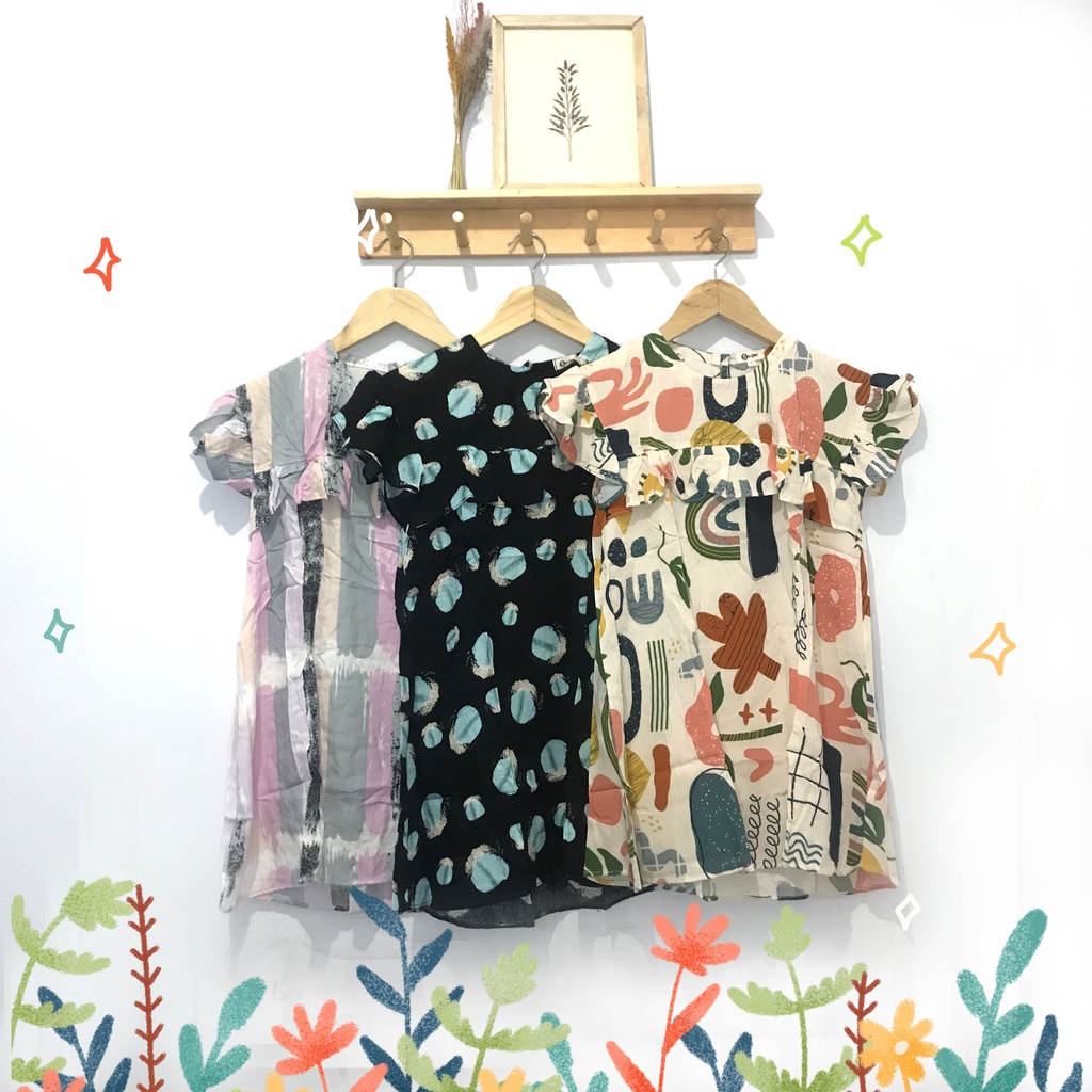 Dress Rayon Anak Emily merk Smilee