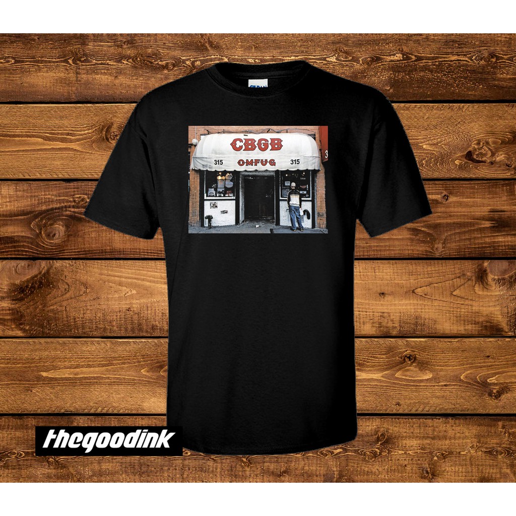 Kaos CBGB - The Front Photo 2 - Original Gildan T-shirt DTG Print