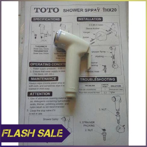 Kepala Shower spray jet Washer TOTO