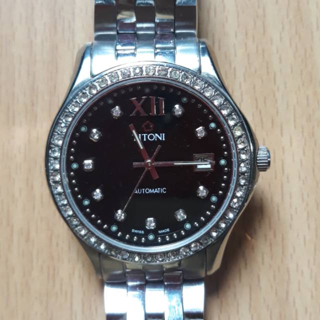 Jam tangan pria wanita original titoni air master 777 automatic asli swiss