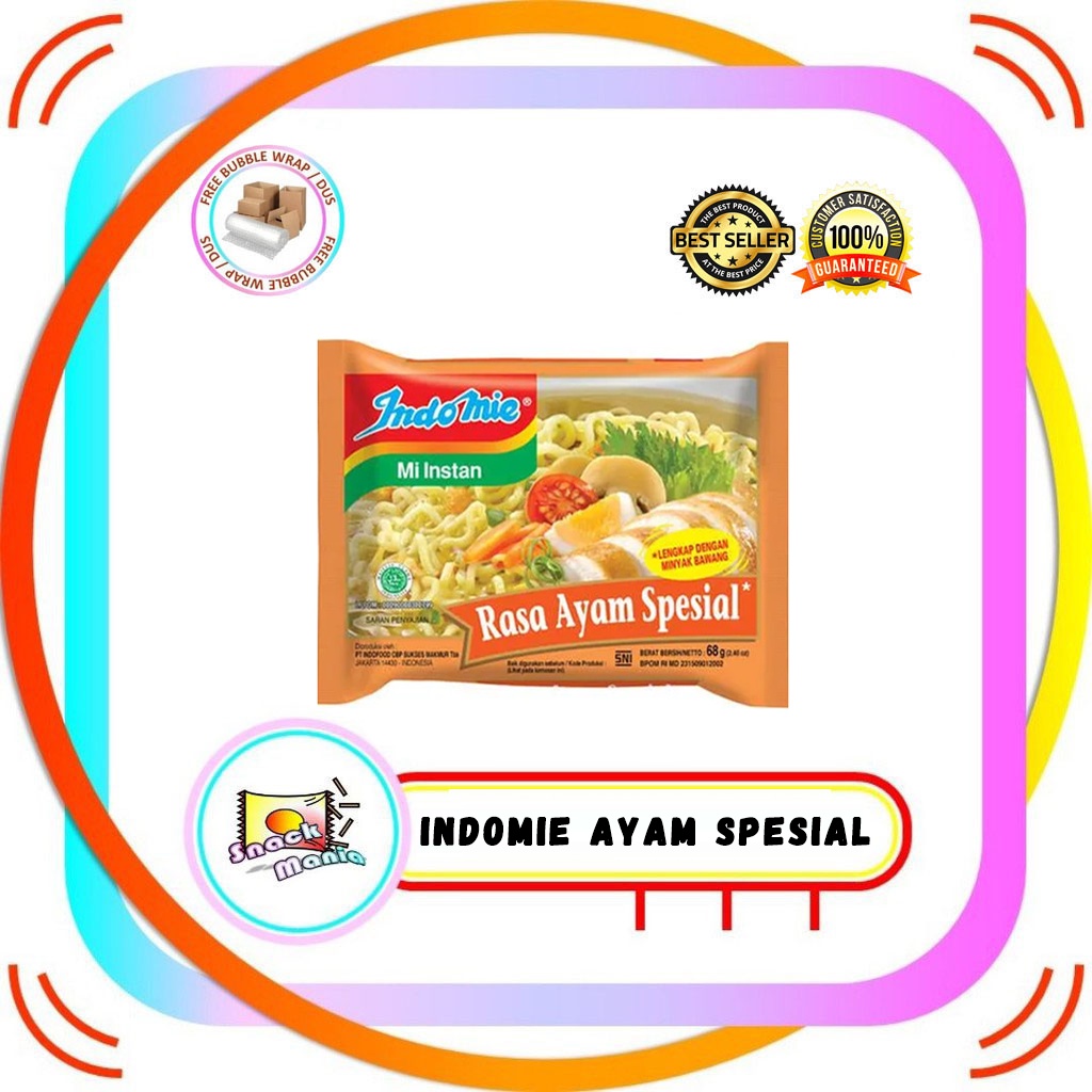 

Indomie Mi Instan Mie Kuah Ayam Special 68 gr