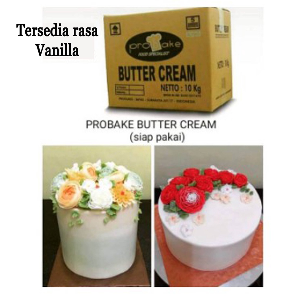 

Butter Cream Probake Vanilla 1kg