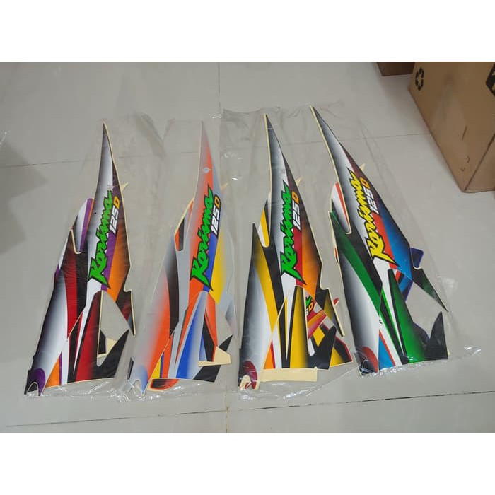 Striker Motor ORI&KW / Stiker Bodi & Lis Body & Striping Karisma 125 D 2004