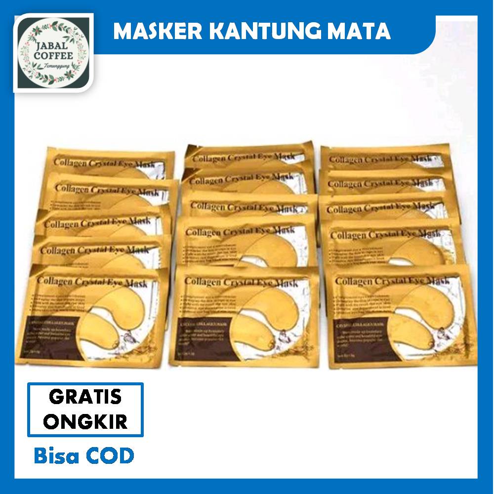 Masker Mata Emas / Eye Bag Mask Eyemasker / Masker Mata Collagen Crystal Gold / Gold Collagen J123