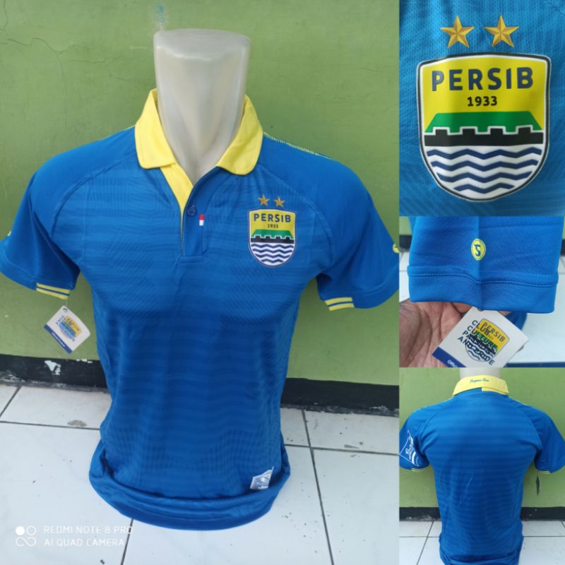 Jersey POLO Persib Home Liga 1 2019/2020 POLOS TANPA SPONSOR GO IMPORT