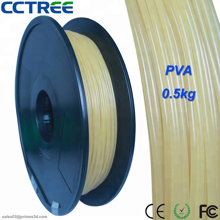 PVA CCTREE 3D 1.75mm 0.5KG Filamen Filament Water Soluble Support Larut Air