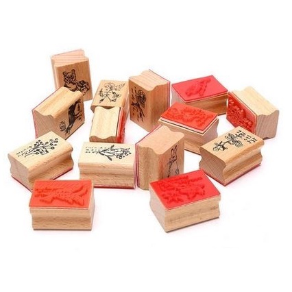 Wooden Stamp - Forest World Series