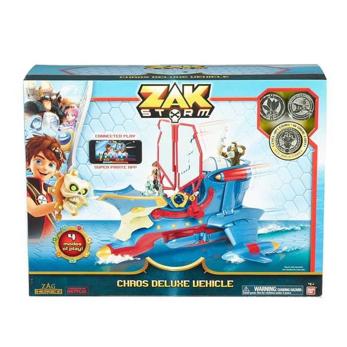 MAINAN ACTION FIGURE MAF970 BANDAI ZAK STORM VEHICLE CHAOS PLAYSET INCLUDE COIN