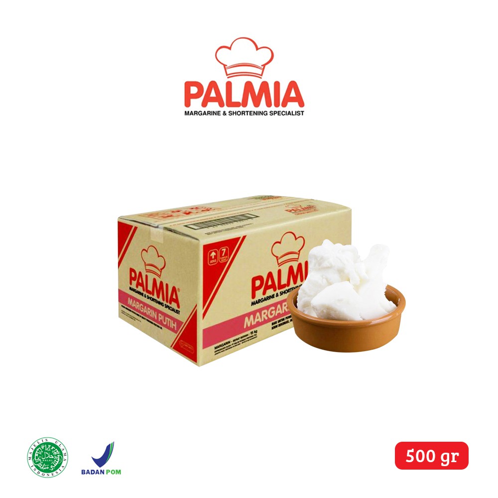 

Palmia Margarin Putih / Snow White / Shortening (500 gr)